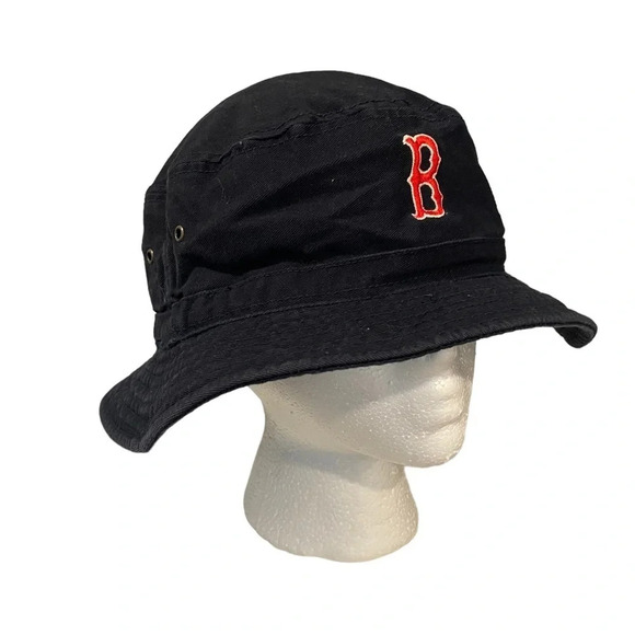 Navy Blue MLB Boston Red Sox Bucket Hat Twins Enterprise Genuine. - Picture 3 of 6